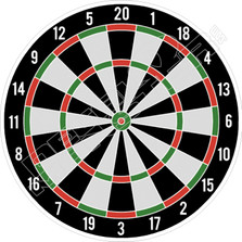 Dart Board3 Decal Sticker
