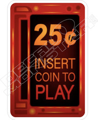  Insert Coin To Play Decal Sticker