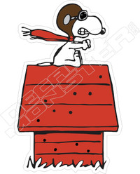 Snoopy Red Baron4 Decal Sticker