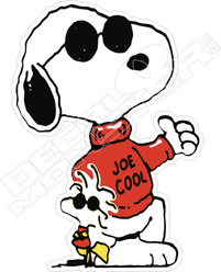 Snoopy Woodstock Joe Cool Thumbs Up Decal Sticker