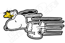 Snoopy Flying Decal Sticker
