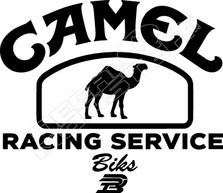 Camel Racing Decal Sticker