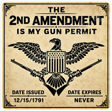 2nd Amendment Decal Sticker