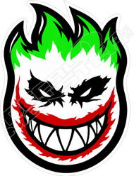 Spitfire Joker Decal Sticker