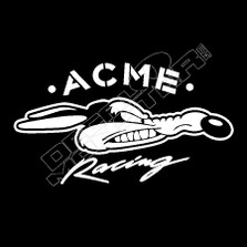 Wylie Coyote Acme Racing Decal Sticker
