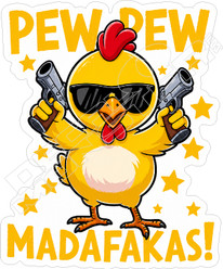 Pew Pew Madafakas Decal Sticker