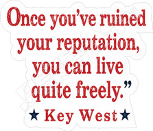 Ruined Reputation Live Freely Decal Sticker