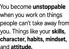 Become Unstoppable Decal Sticker