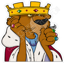 Prince John Robin Hood Movie Decal Sticker