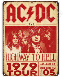ACDC Highway to Hell Decal Sticker