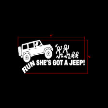 Custom Run She's Got a Jeep! 