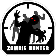 Zombie Hunter Sticker