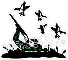 Duck Shooting - Hunting Decal