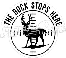 Buck Stops Here - Hunting Decal