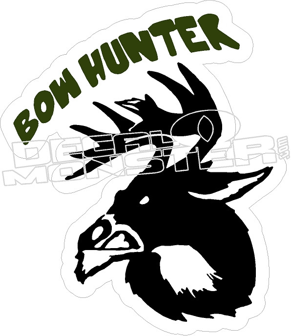 Bow Hunter - Hunting sticker - DecalMonster.com