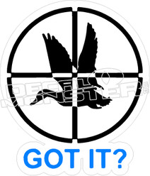 Target Duck - Hunting Decal