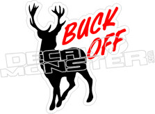 Buck Off  Hunting Decal