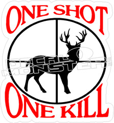 One Shot - Hunting Decal