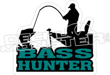 Bass Hunter - Fishing  Decal
