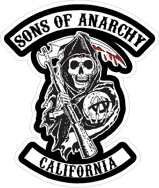 Rang segment Bediende Sons Of Anarchy Decal 2 - DecalMonster.com