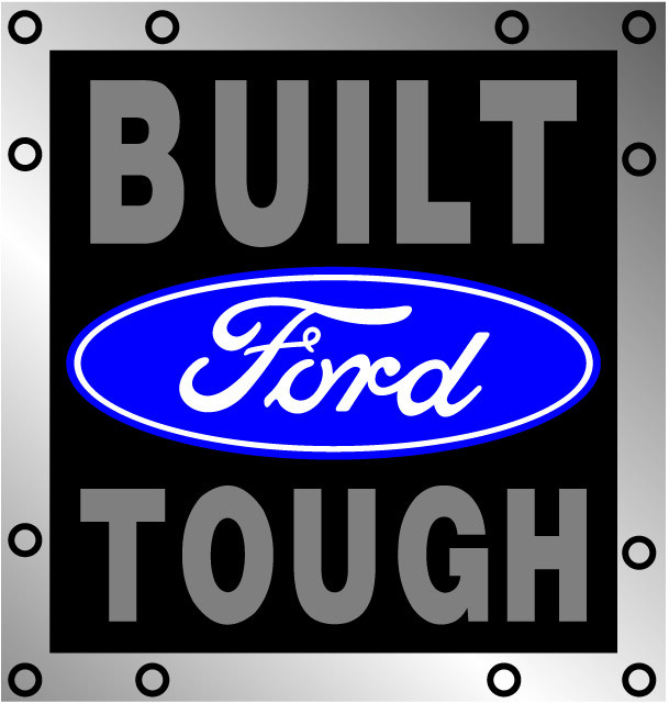 Built ford tough decal #8