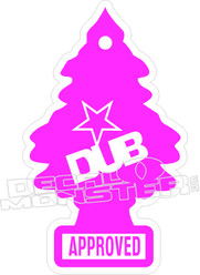 Dub Approved Tree Freshener Decal