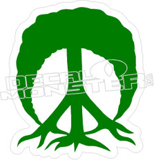 Peace Tree Decal