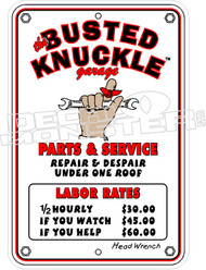 Busted Knuckle Garage Decal