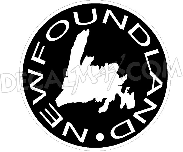 My heart belongs to a Newfoundland sticker decal *D915* 