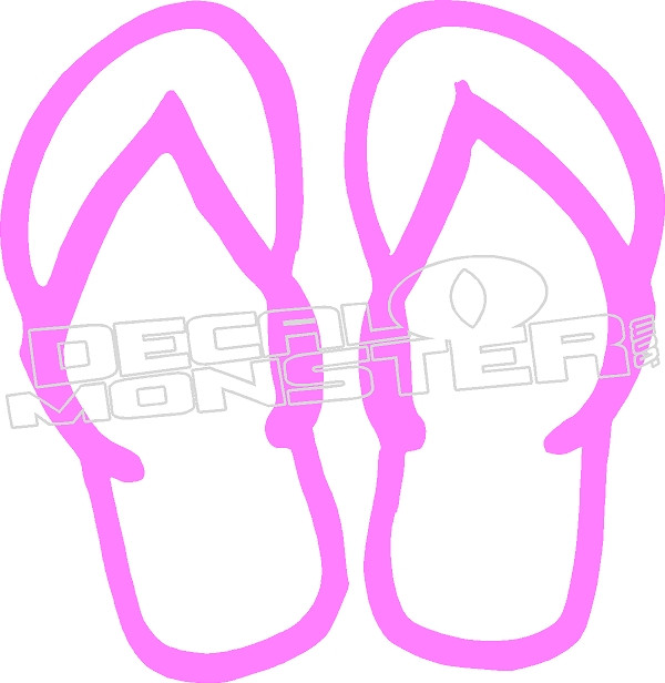 Sandals Decal - DecalMonster.com