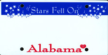 Alabama State Auto Plate