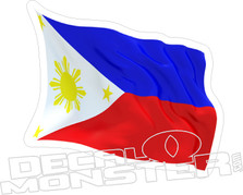 Philippines 3D Flag Wave Decal DM