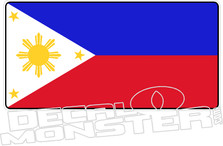 Philippines Flag  Decal DM