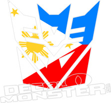 Philippines Flag Decepticon Decal DM