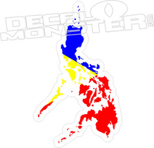 Philippines Flag Island Outline Decal DM