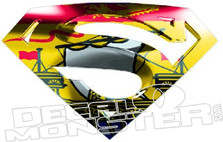 New Brunswick Flag Super Man Decal DM
