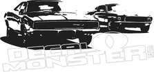 Charger RT Mustang Car Silhouette Wall Decal DM