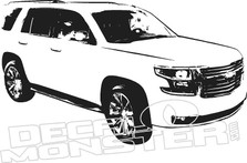 Chevy Tahoe Silhouette Wall Decal DM