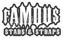 Famous Stars Straps New Decal Sticker