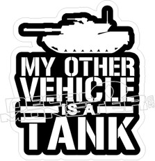 Other Vehicle A Tank Decal Sticker