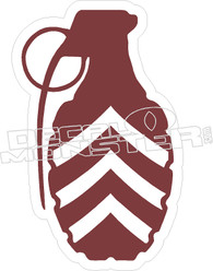 Grenade Sergeant Decal Sticker