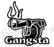 Gangsta Decal Sticker