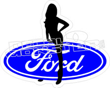 Ford Girl Decal Sticker