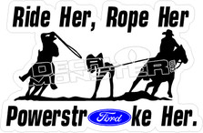 Ride Rope Powerstroke Decal Sticker