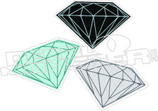 Diamond 8 Decal Sticker