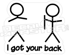 Got Your Back  Decal Sticker