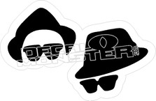 Blues Brothers Decal Sticker