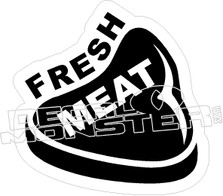 Fresh Meat Steak Decal Sticker