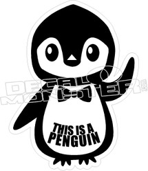 This is a Penguin Decal Sticker