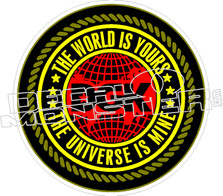 DGK World Yours Universe Mine Decal Sticker